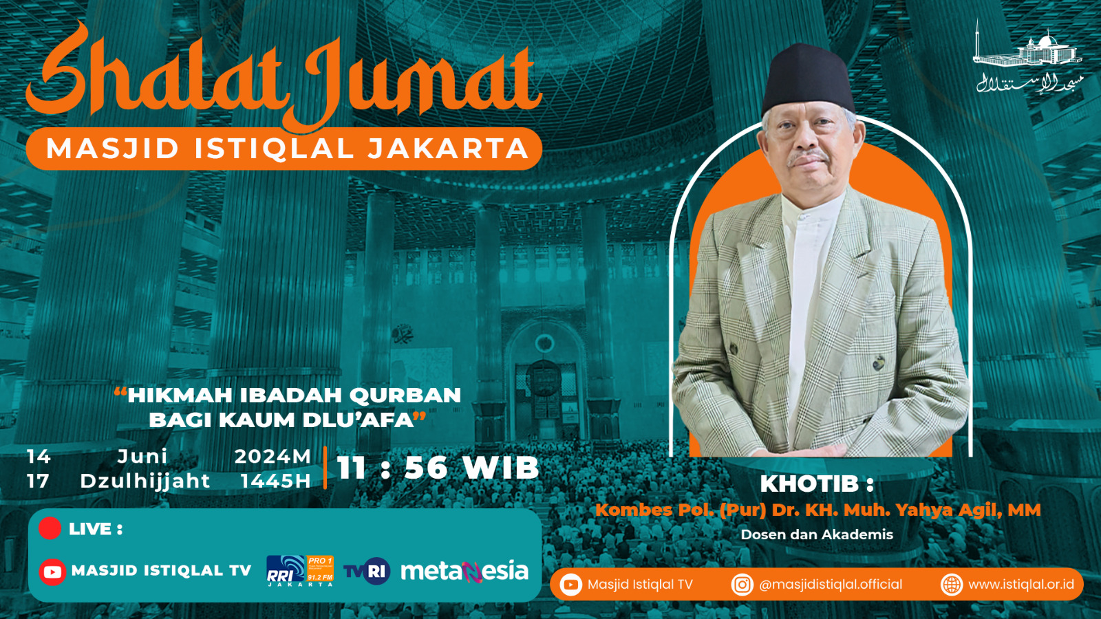 Khutbah Jumat: Hikmah Ibadah Kurban Bagi Kaum Dhuafa