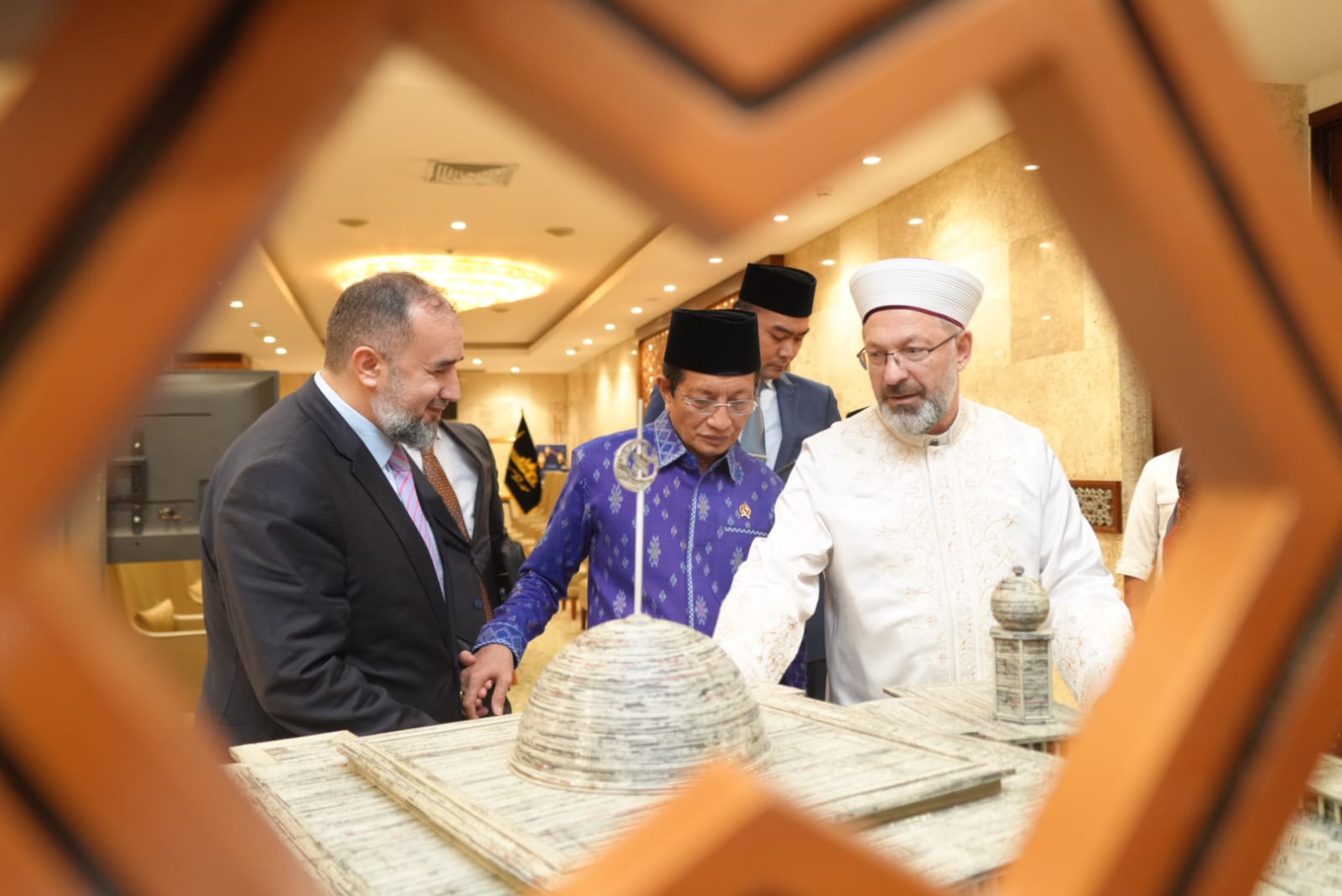 KH Nasaruddin Terima Kunjungan Menteri Agama Turkiye di Istiqlal