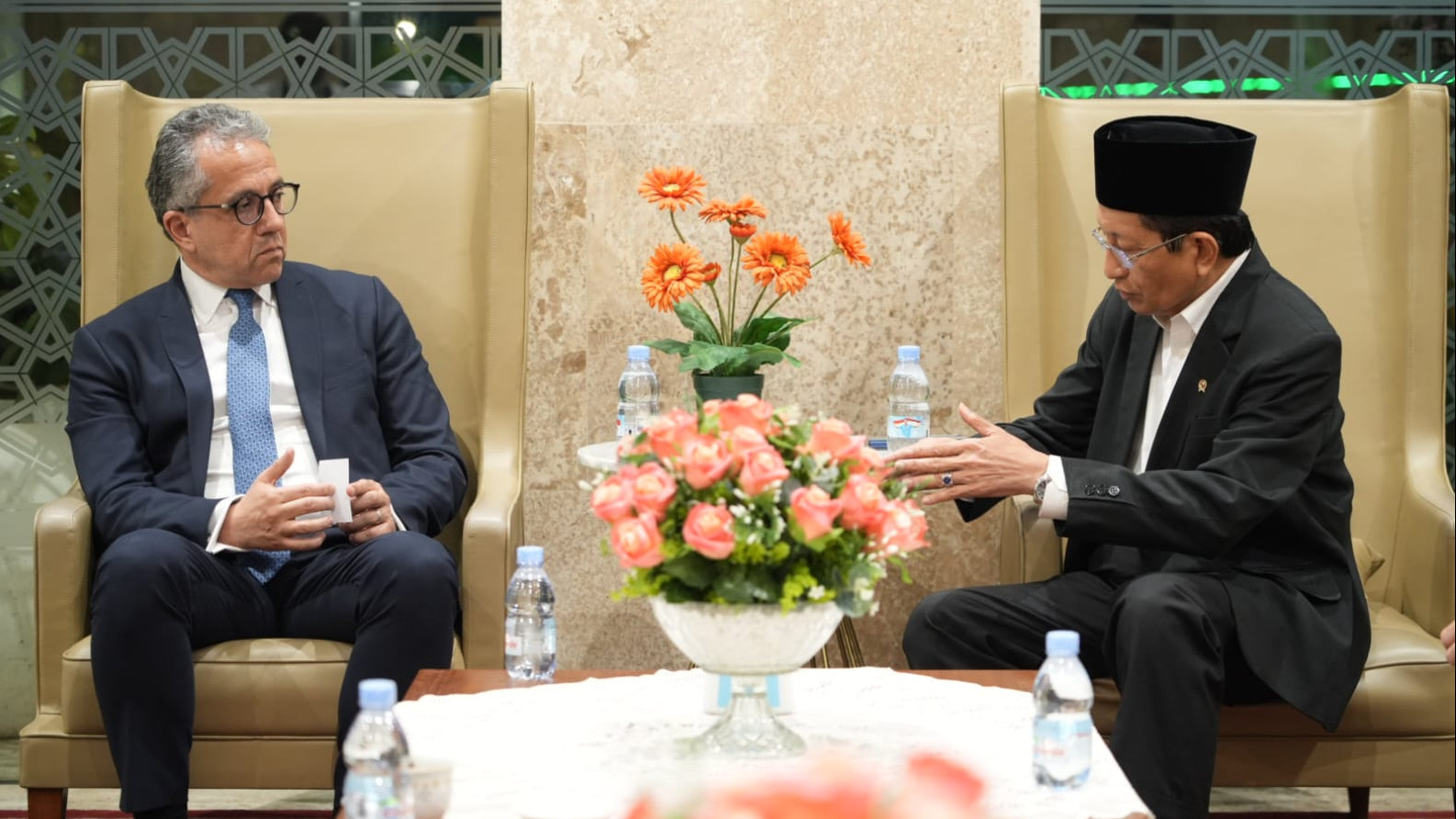 Menag Terima Calon Dirjen UNESCO, Bahas Warisan Budaya hingga Dukungan untuk Palestina