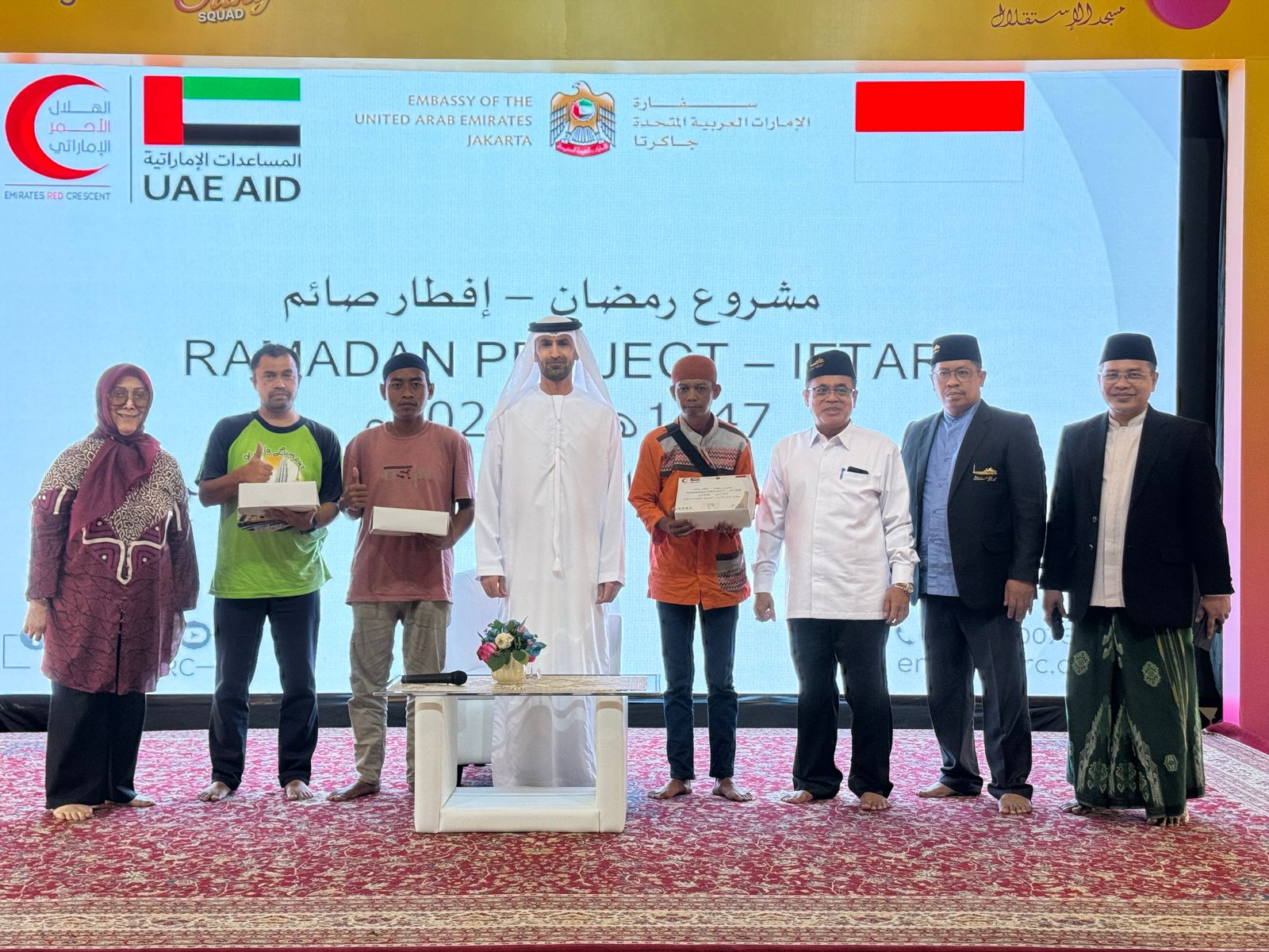 Eratkan Persaudaraan, Kedubes UEA Donasikan Rp1,59 Miliar untuk Takjil di Masjid Istiqlal 