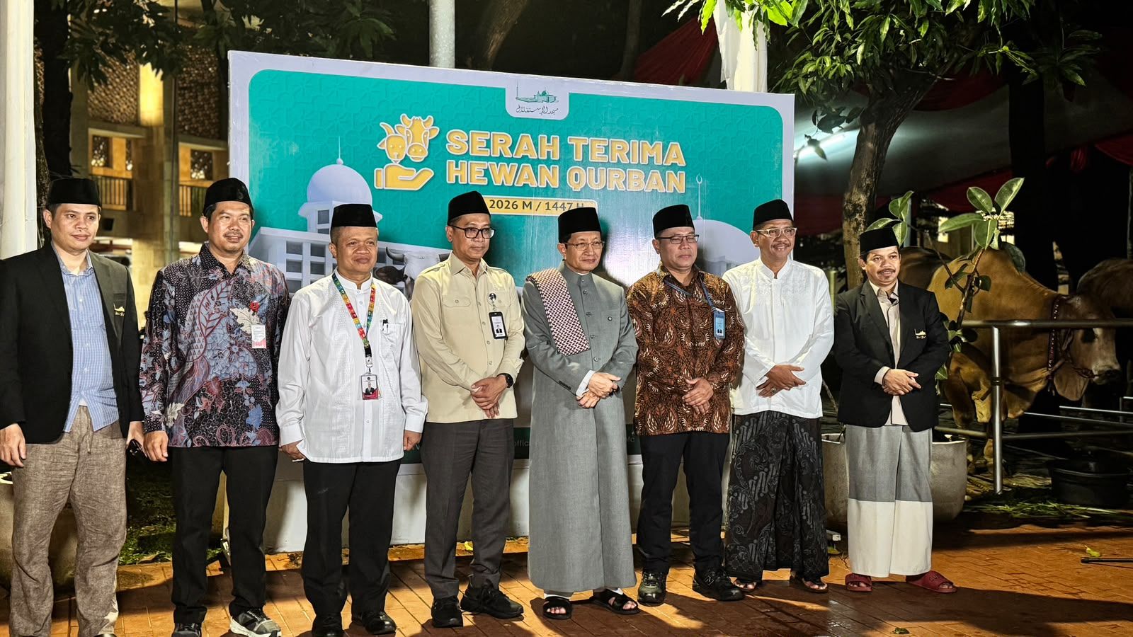 Sambut Iduladha 1447, Masjid Istiqlal Terima Hewan Kurban dari Wapres RI