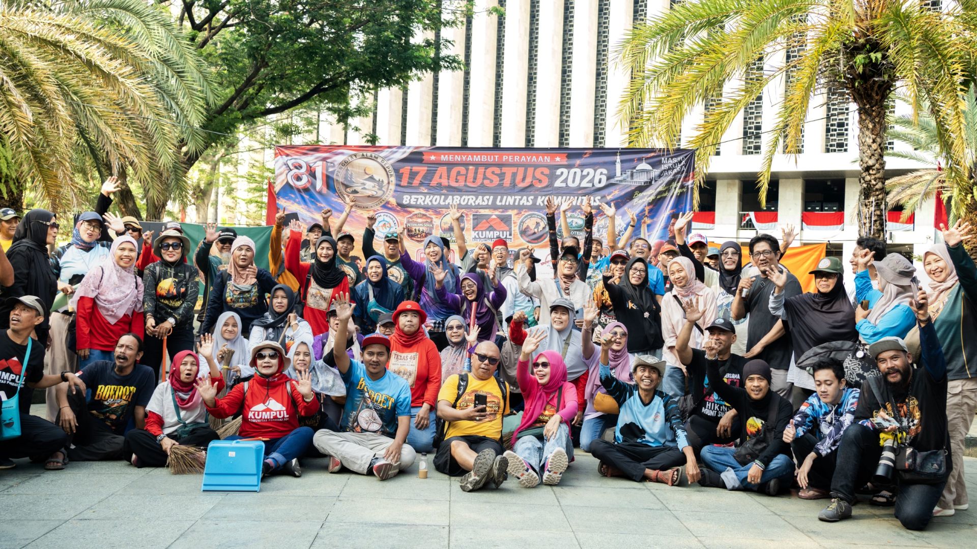 Dukung Geber Mas 2026, BPMI Gandeng Komunitas Pencinta Alam Bersihkan Area Istiqlal