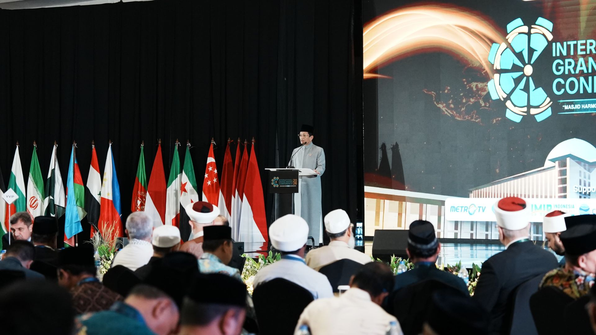 Gala Dinner IGIC 2026, Menag Ajak para Imam Pastikan Agama Terus Menginspirasi Kerukunan