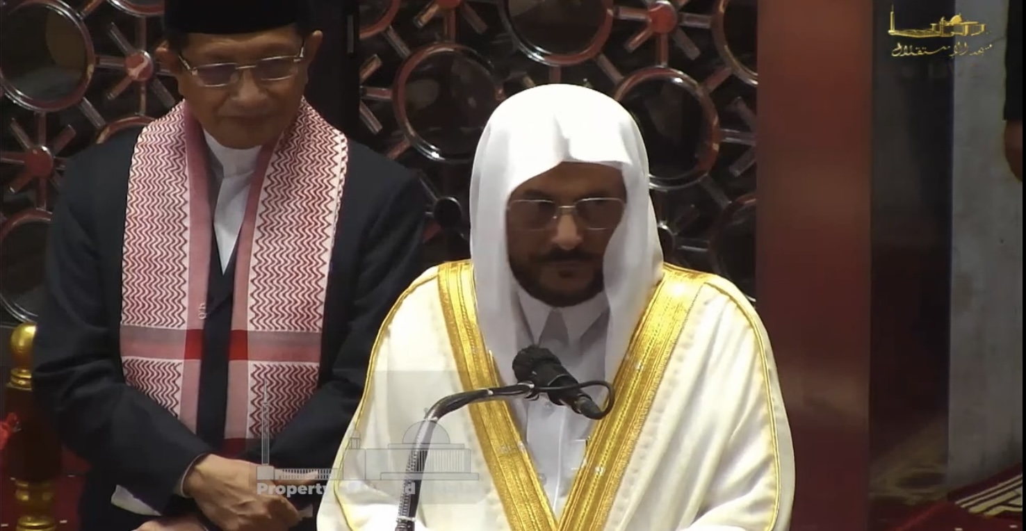 Menteri Urusan Islam Saudi Sampaikan Pesan Ketakwaan di Lantai Utama Masjid Istiqlal 