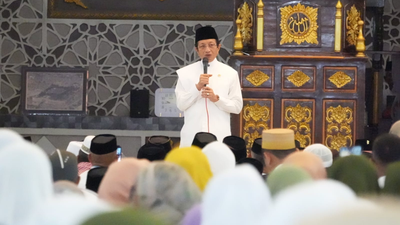 KH Nasaruddin Ajak Tokoh Agama Tenangkan Umat agar Tidak Terprovokasi 
