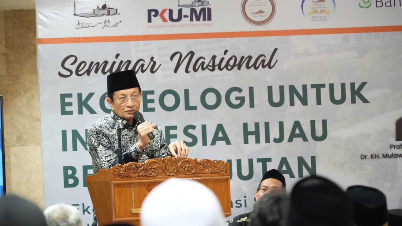 Seminar Ekoteologi, Menag Sebut Jika Alam Rusak, Manusia Merasakan Dampak