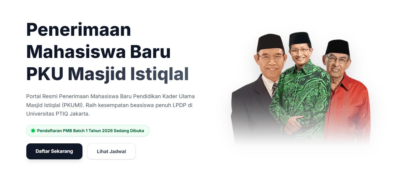 PKUMI Buka Pendaftaran Penerimaan Mahasiswa Baru Tahun 2026