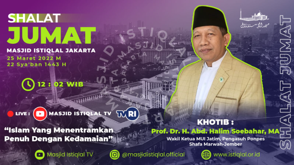 Khutbah Jumat: Islam yang Menenteramkan Penuh dengan Kedamaian