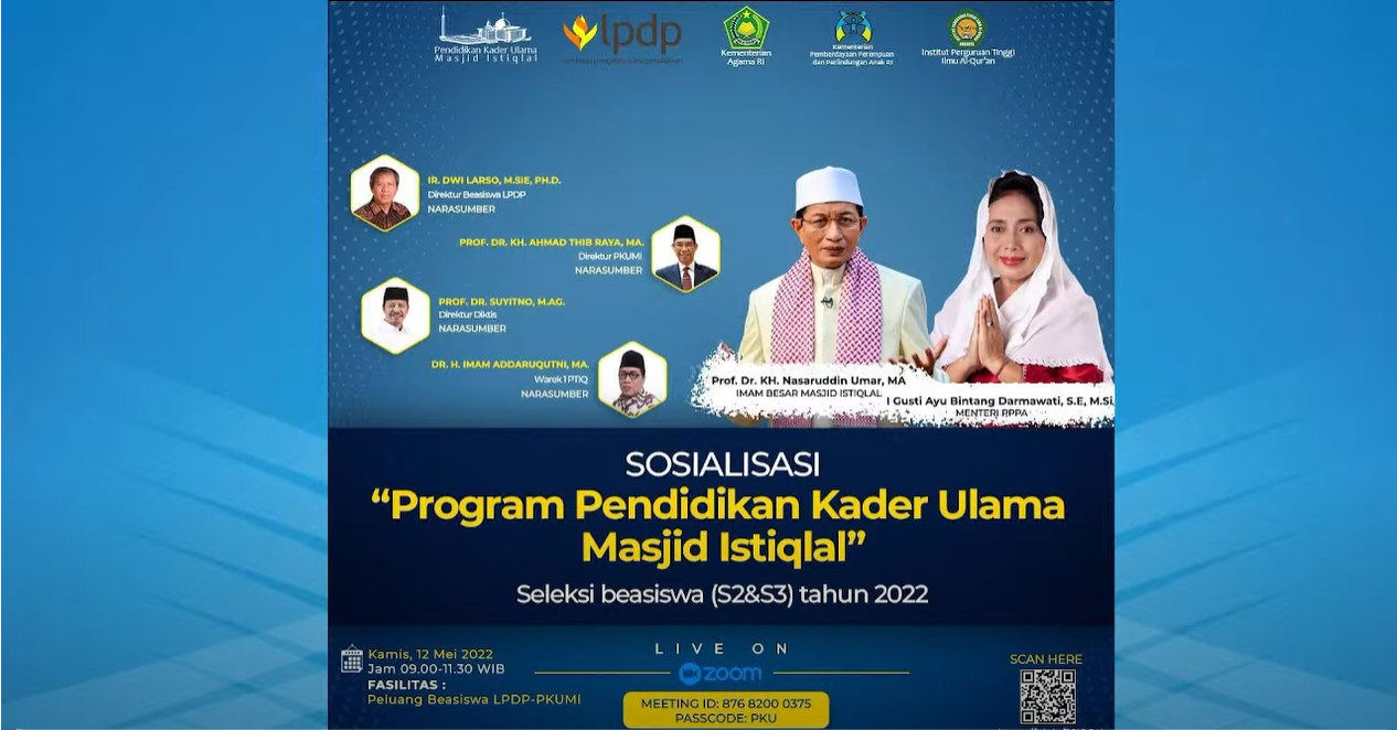 PKU Masjid Istiqlal Selenggarakan Sosialisasi Program Pendidikan 2022-2023