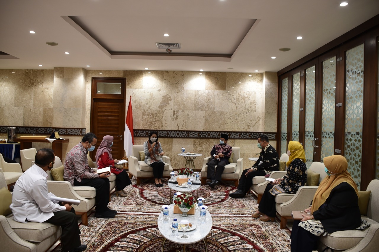 Imam Besar Masjid Istiqlal Bersama Kementerian PPPA Akan Bekerjasama Dalam Pemberdayaan Perempuan dan Anak