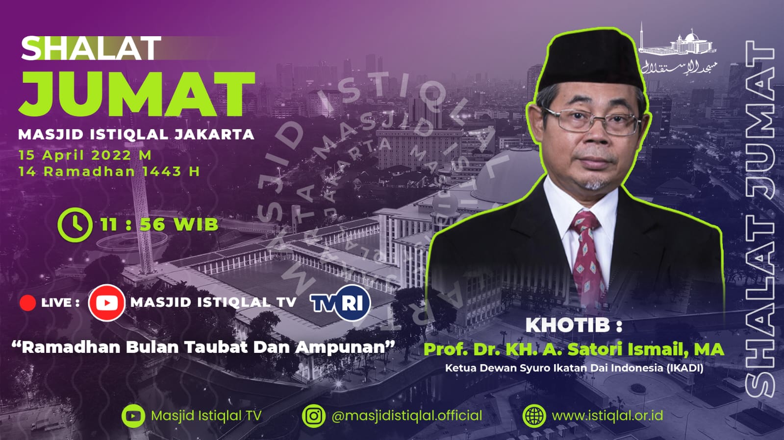 Mimbar Jumat: Ramadhan Bulan Taubat dan Ampunan