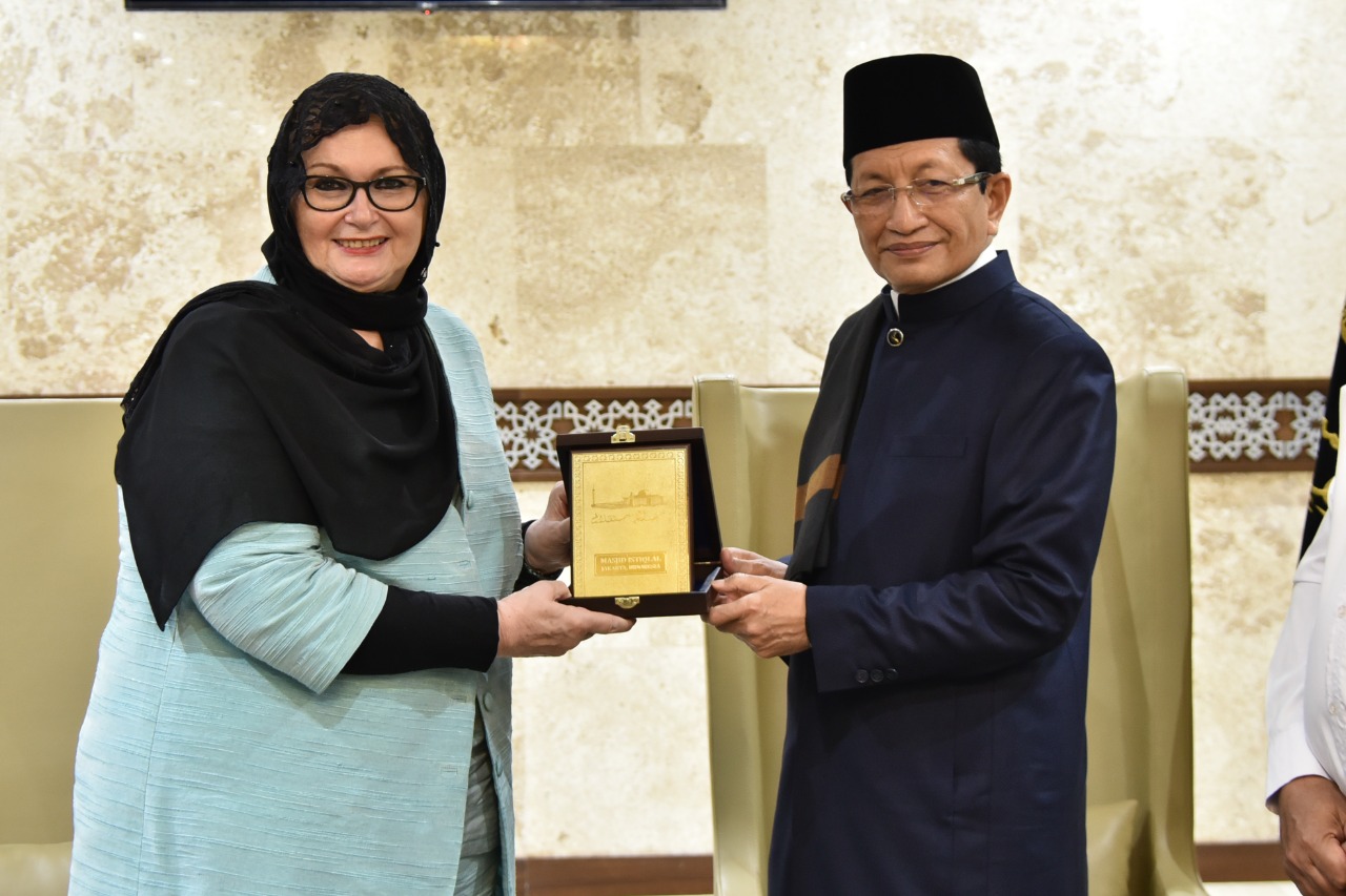Kunjungan Menteri Luar Negeri Bosnia dan Herzegovina di Masjid Istiqlal