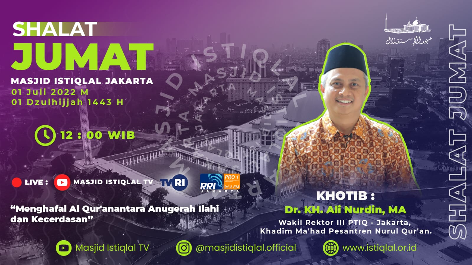 Khutbah Jumat: Menghafal Alquran Antara Anugrah Illahi dan Kecerdasan
