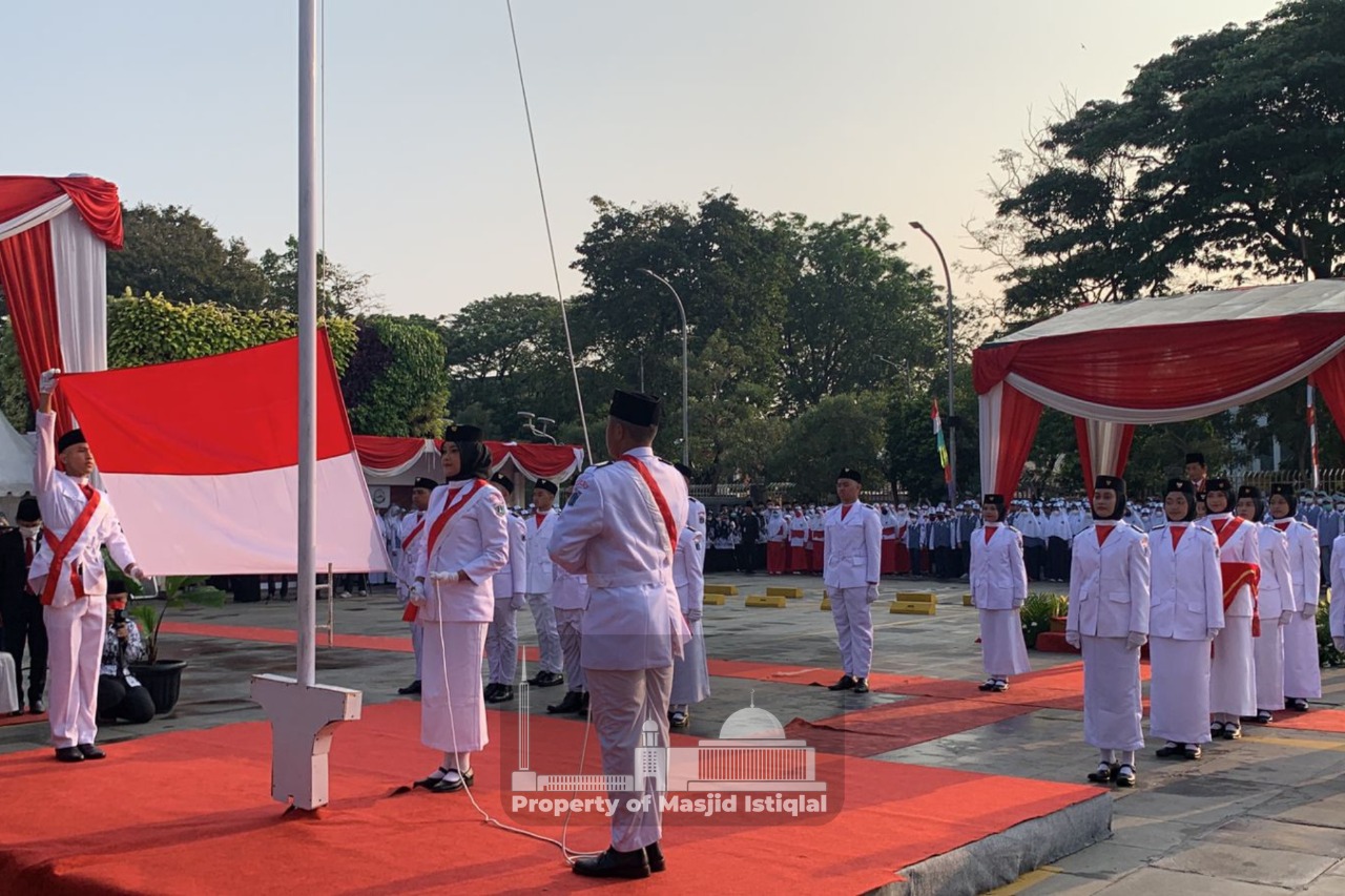 Peringati HUT RI ke-77, Masjid Istiqlal Selenggarakan Upacara Kemerdekaan Lintas Agama