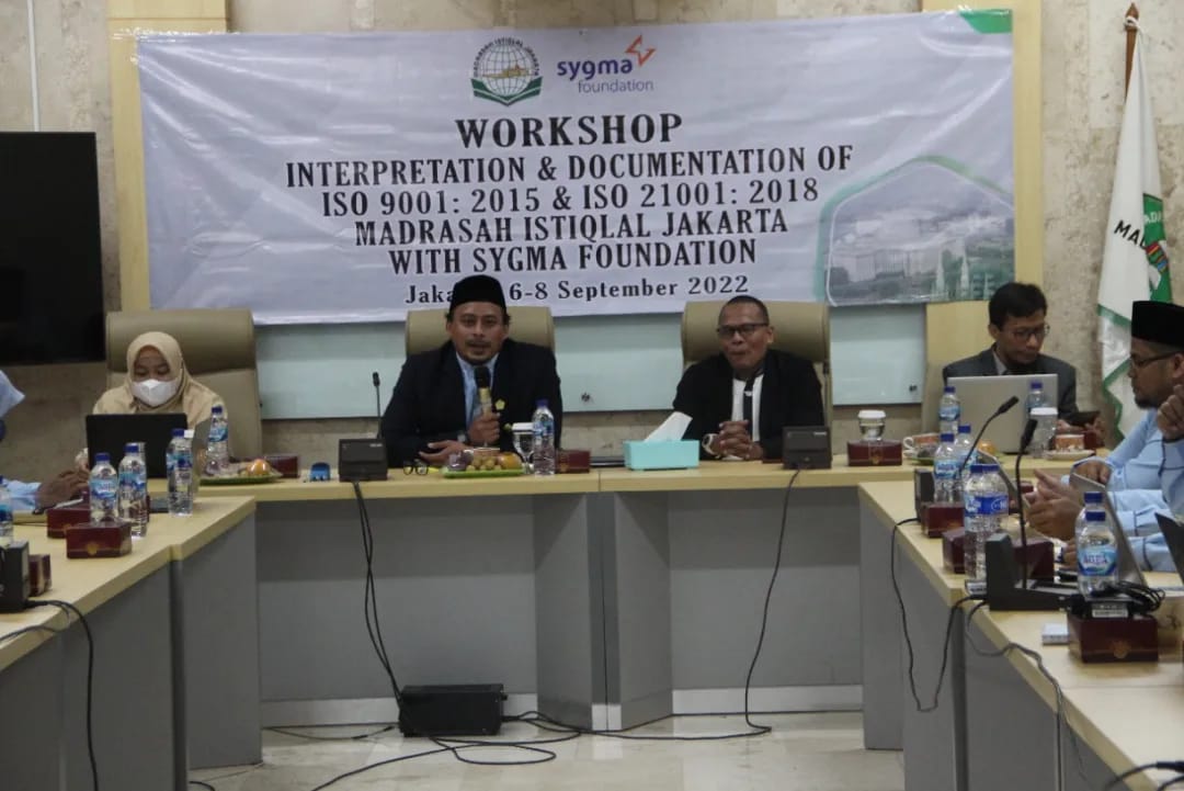 Menuju Go Internasional, Madrasah Istiqlal Jakarta Ikuti Workshop Interpretation & Documentation of ISO 9001: 2015 & ISO 21001: 2018
