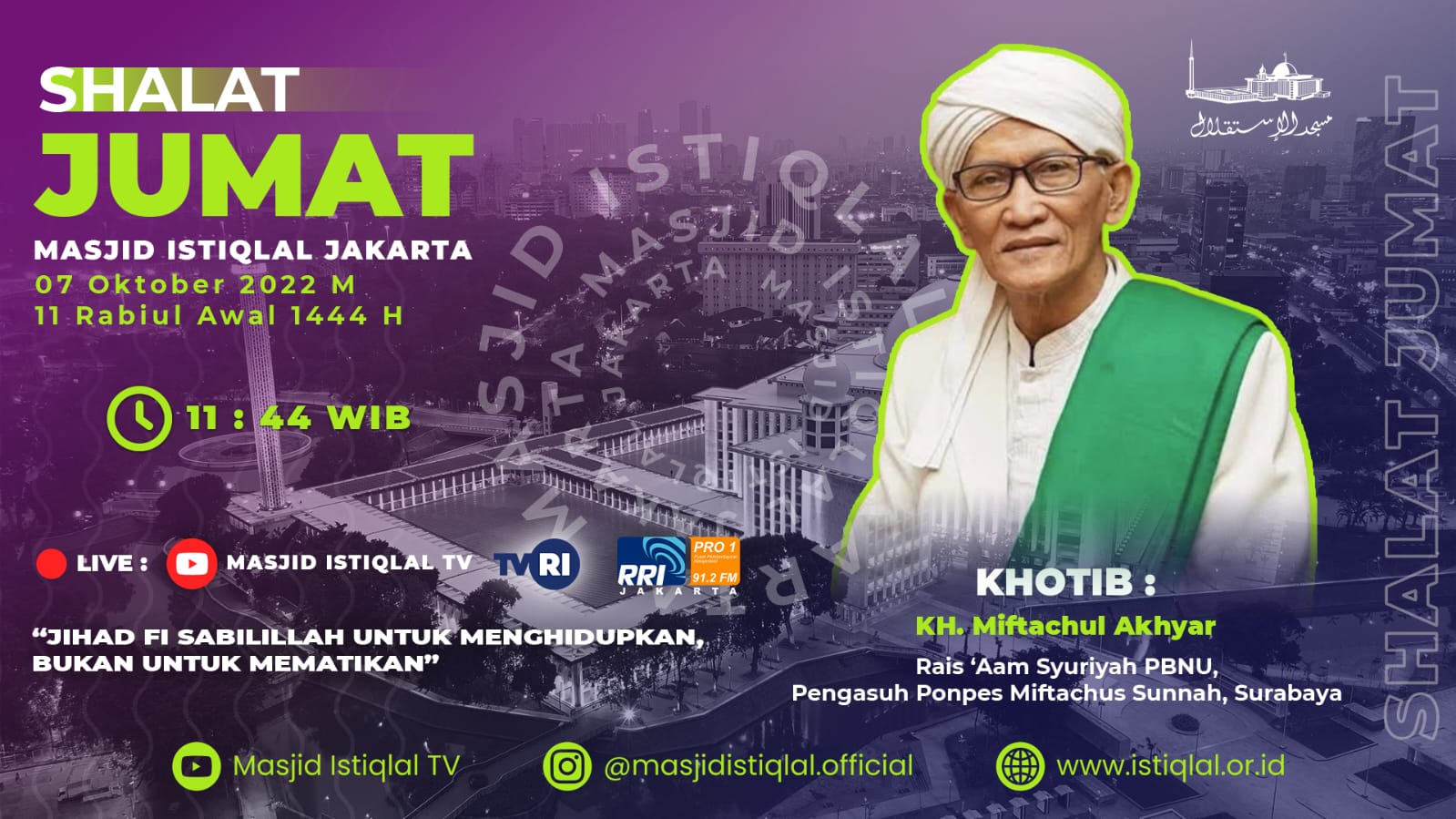 Khutbah Jumat: Jihad Fi Sabilillah untuk Menghidupkan Bukan untuk Mematikan