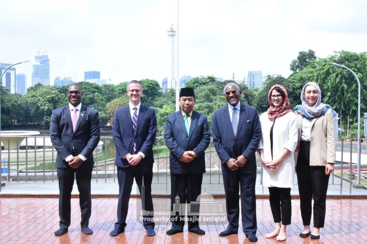 Kunjungan Anggota Kongres AS di Masjid Istiqlal