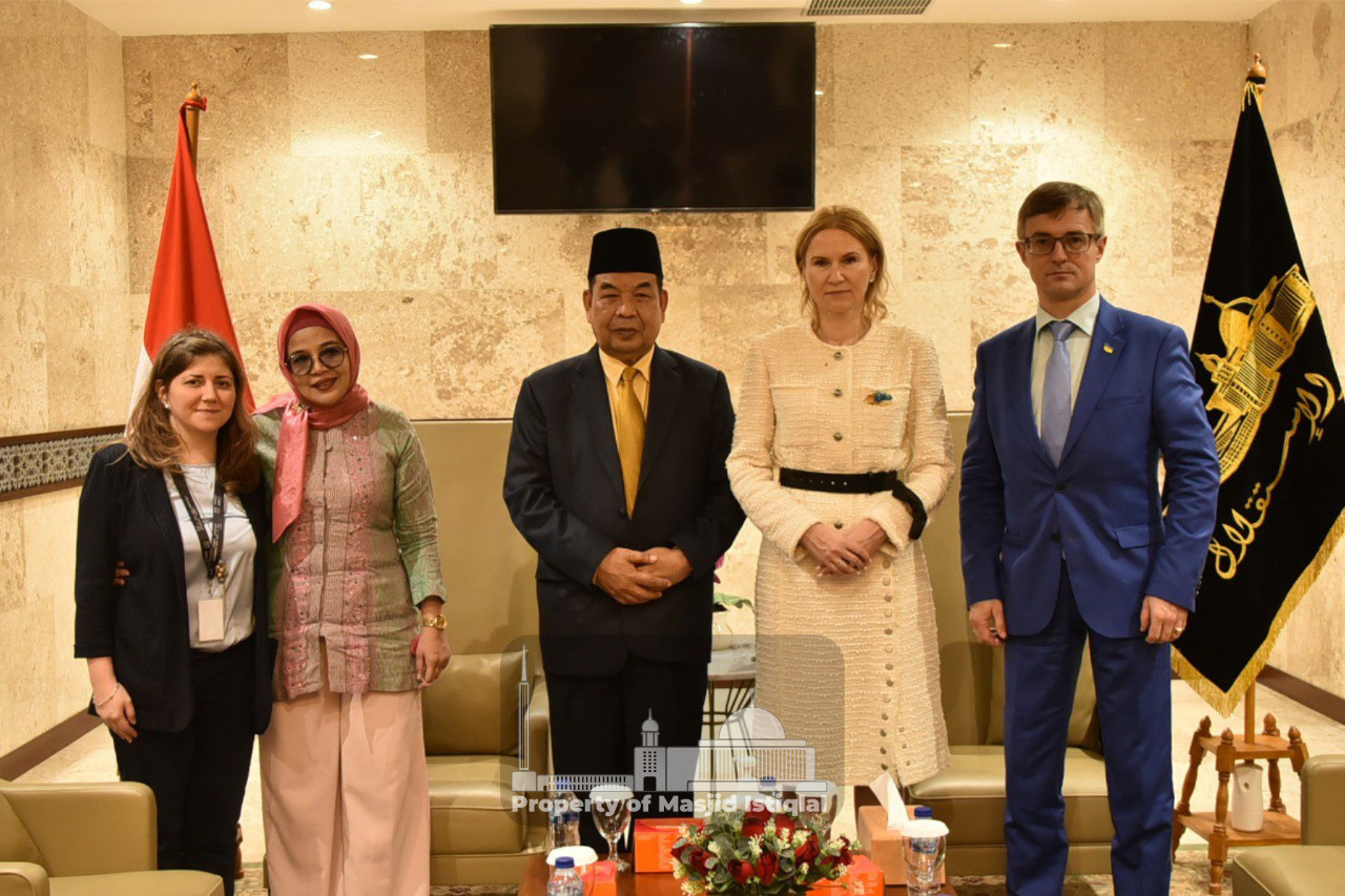Kunjungan Chairman of the Verkhovna Rada of Ukraine di Masjid Istiqlal