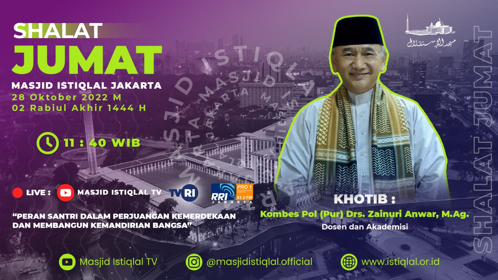 Khutbah Jumat: Peran Santri dalam Perjuangan Kemerdekaan dan Membangun Kemandirian Bangsa