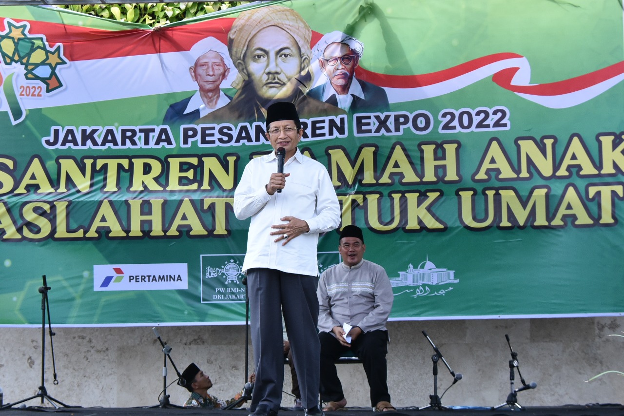 KH Nasaruddin Umar Resmikan Kegiatan Jakarta Pesantren Expo