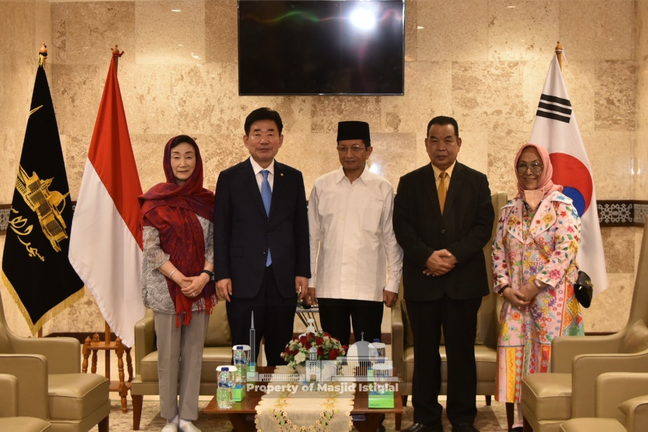 Kunjungan Ketua Parlemen Korsel di Masjid Istiqlal