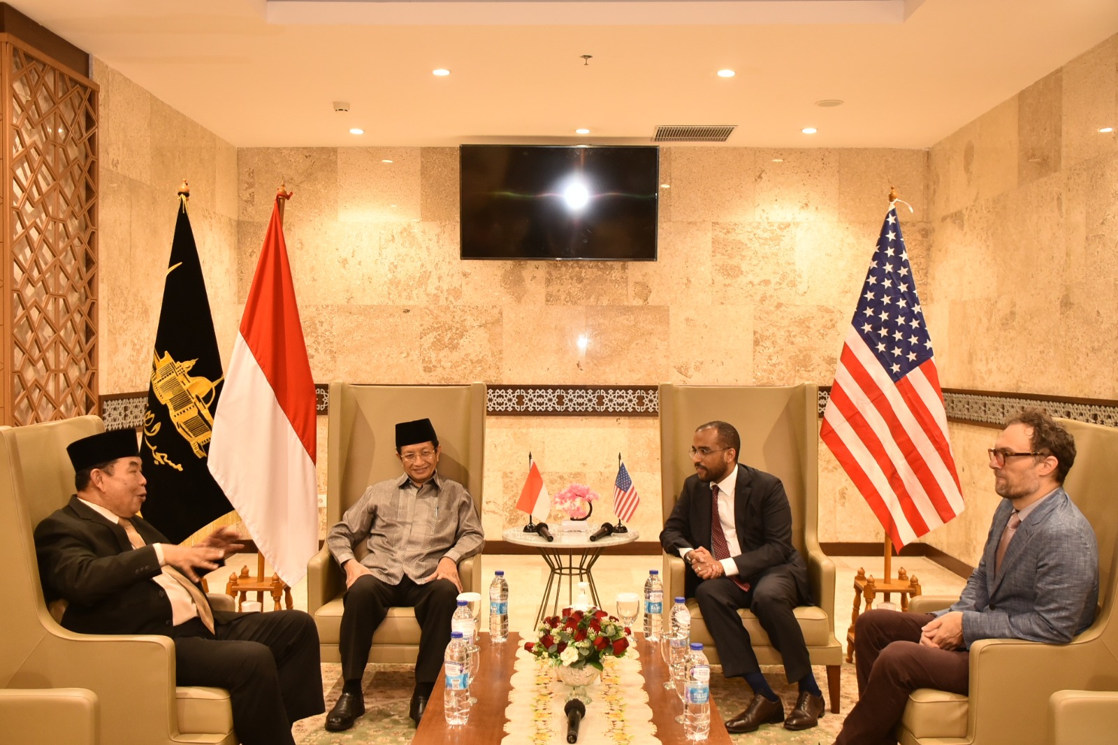 Imam Besar Istiqlal Prof Dr KH Nasaruddin Umar Terima Kunjungan Dubes AS untuk ASEAN