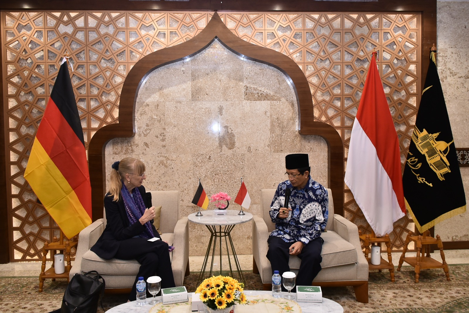Prof Dr KH Nasaruddin Umar Terima Kunjungan Duta Besar Jerman