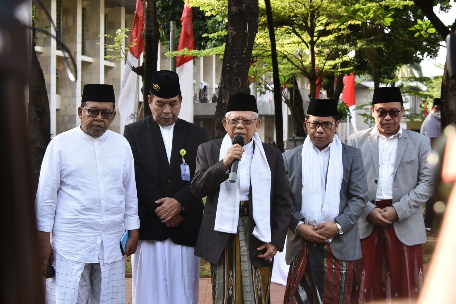 Wapres RI KH Ma'ruf Amin Serahkan Hewan Kurban Kepada Masjid Istiqlal