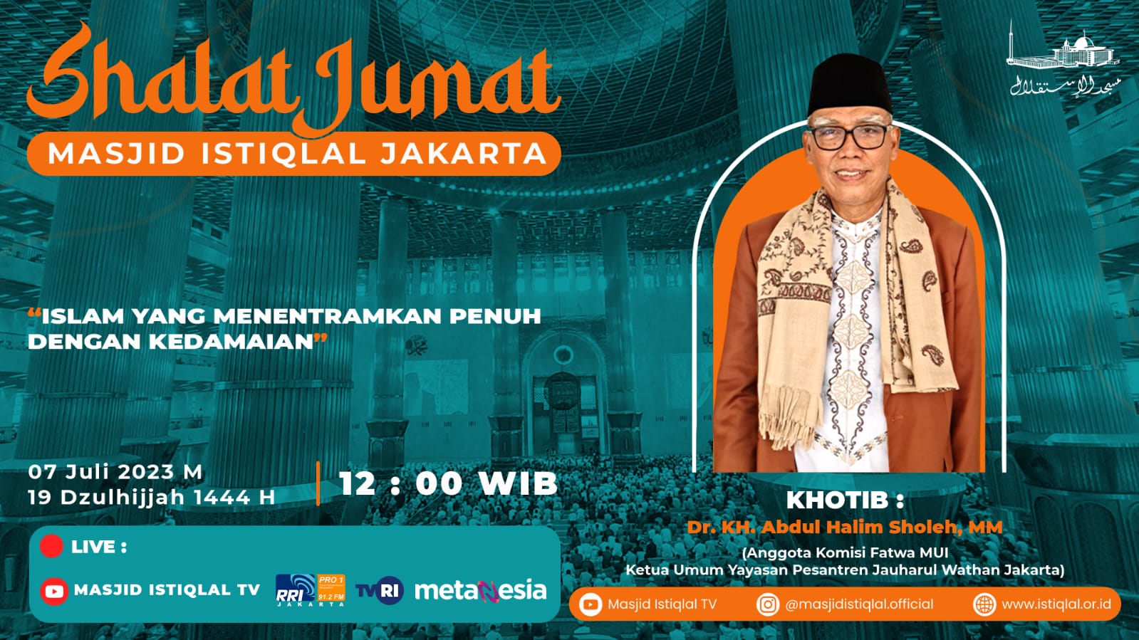Khutbah Jumat: Islam yang Menentramkan Penuh Kedamaian