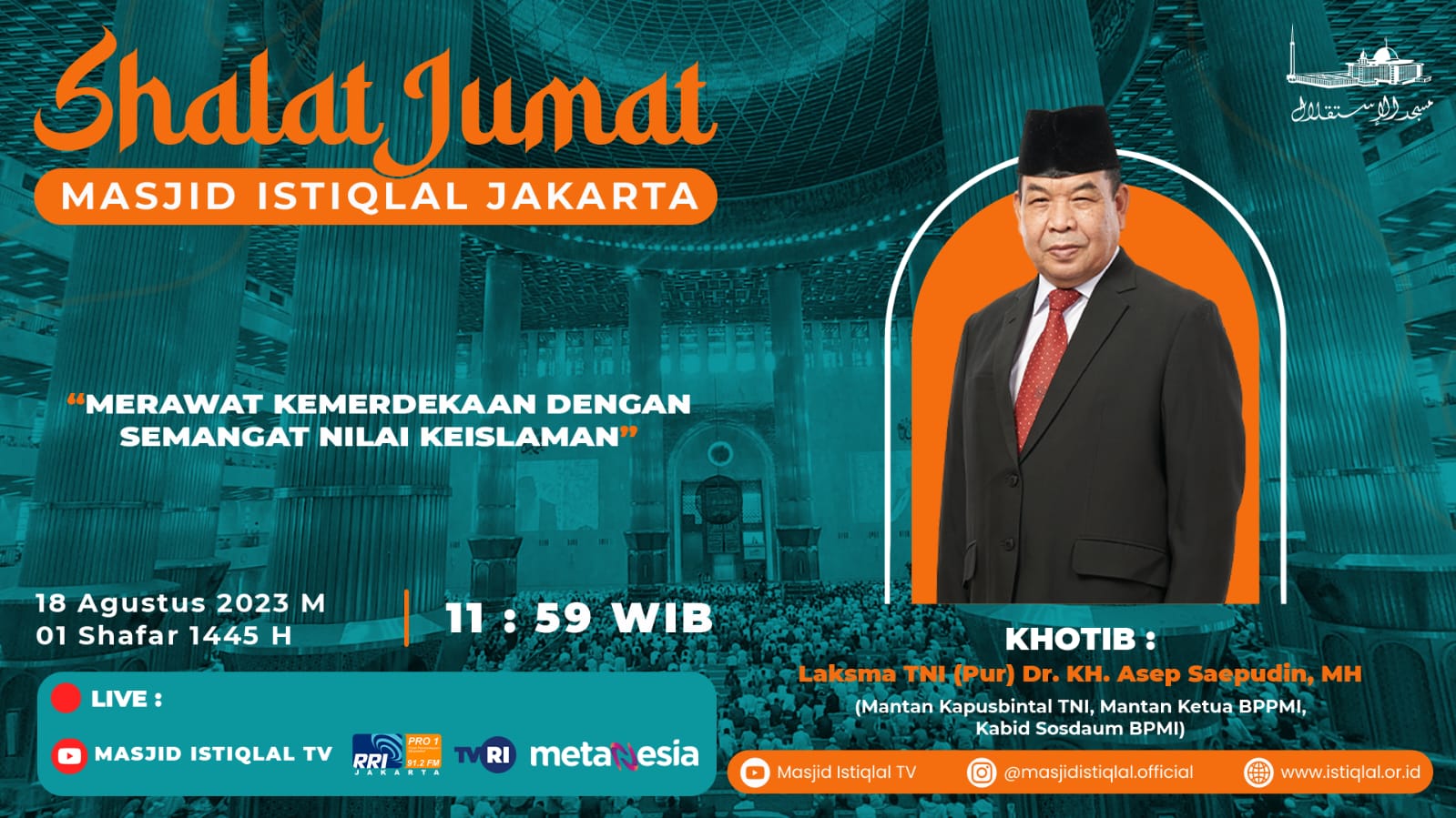 Khutbah Jumat: Merawat Kemerdekaan dengan Semangat Nilai Keislaman