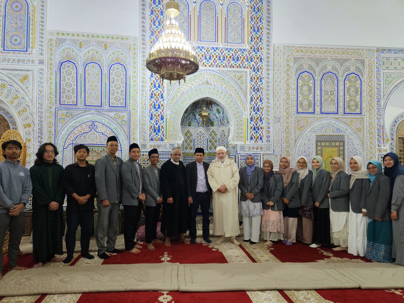Wakil Rektor Universitas al Qarawiyyin Menerima Mahasiswa PKUMI Program Short Course Maroko 2023