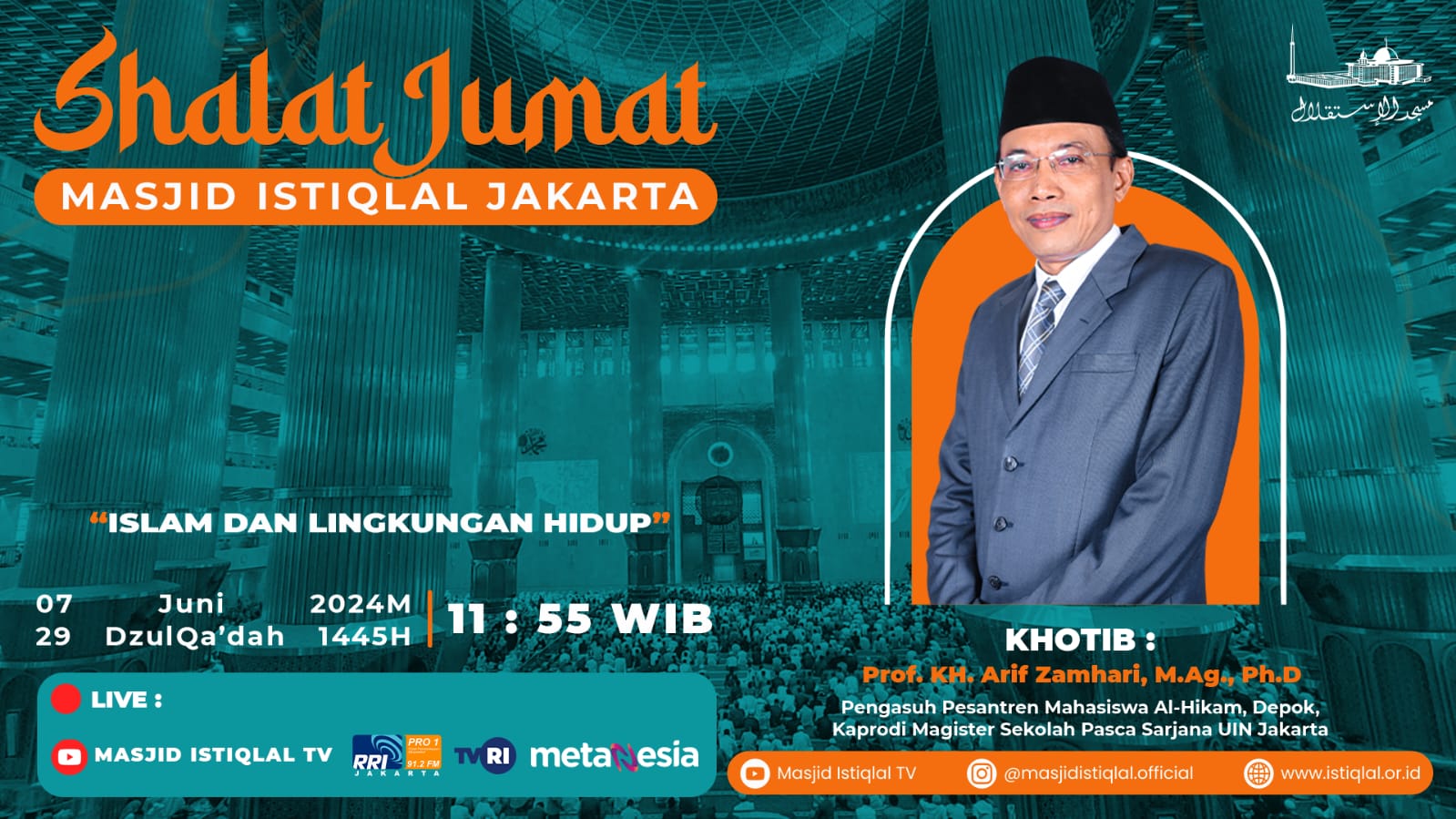 Khutbah Jumat: Islam dan Lingkungan Hidup
