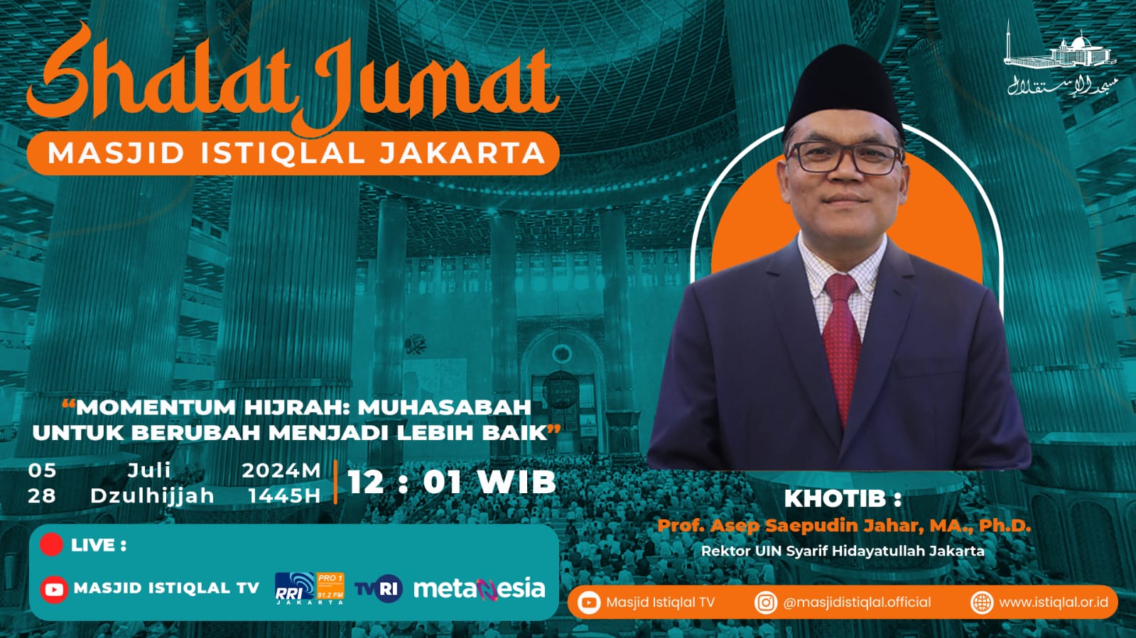 Khutbah Jumat: Momentum Hijrah: Muhasabah Untuk Berubah Menjadi Lebih baik