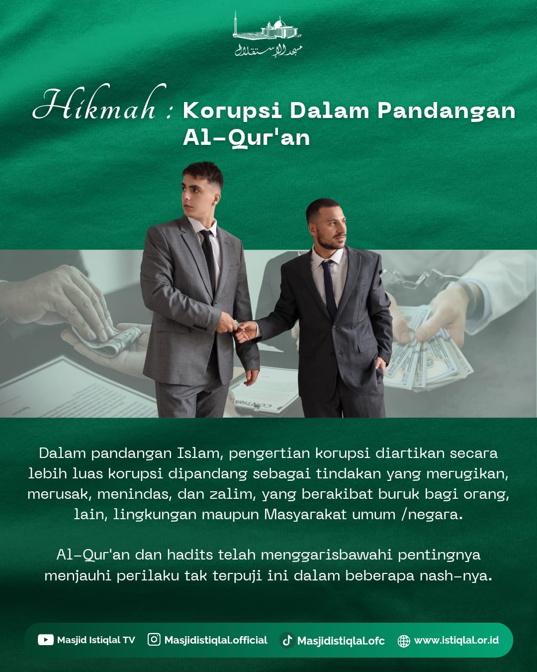 Hikmah: Korupsi Dalam Pandangan Alquran