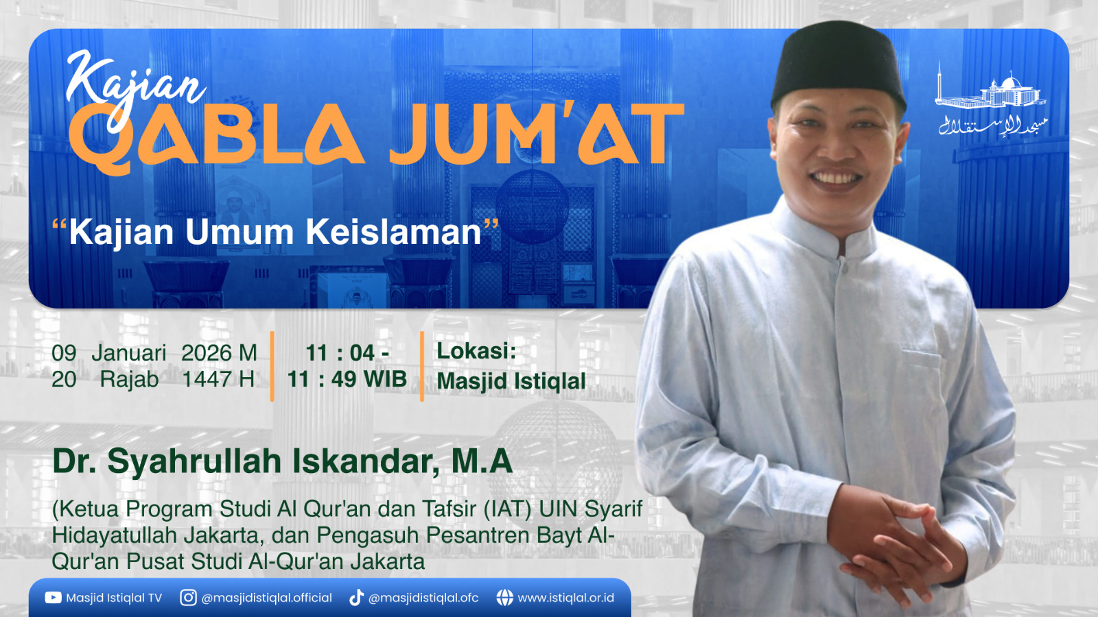 Kajian Qabla Jumat: Berkompetisi dalam Kebajikan, Jalan Menuju Ampunan dan Surga