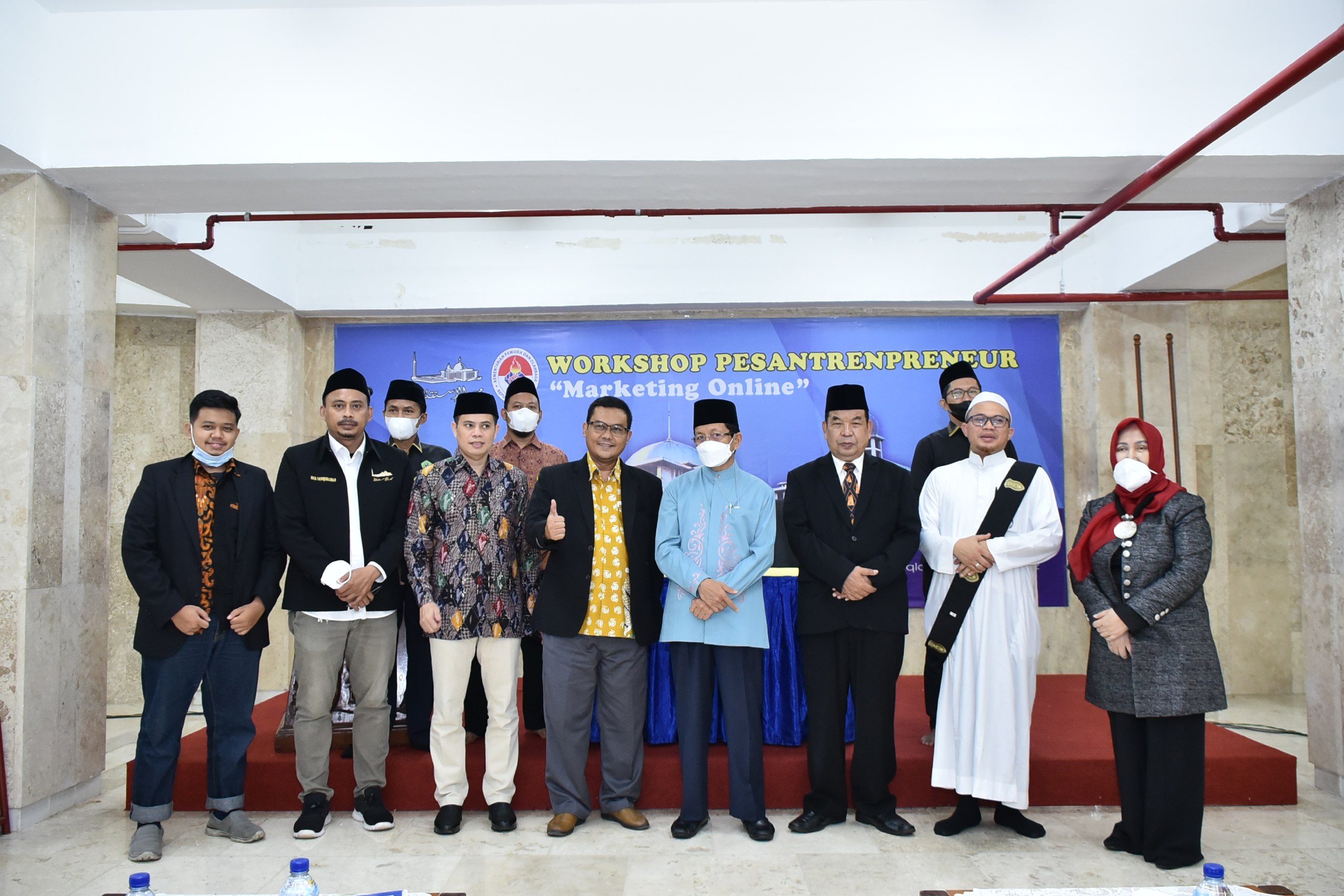 Belajar Marketing Online di Workshop Pesantrenpreneur Masjid Istiqlal 