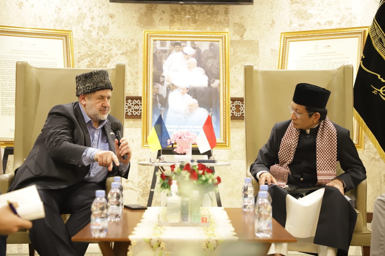 Kunjungan Grand Mufti dan Dubes Ukraina di Istiqlal