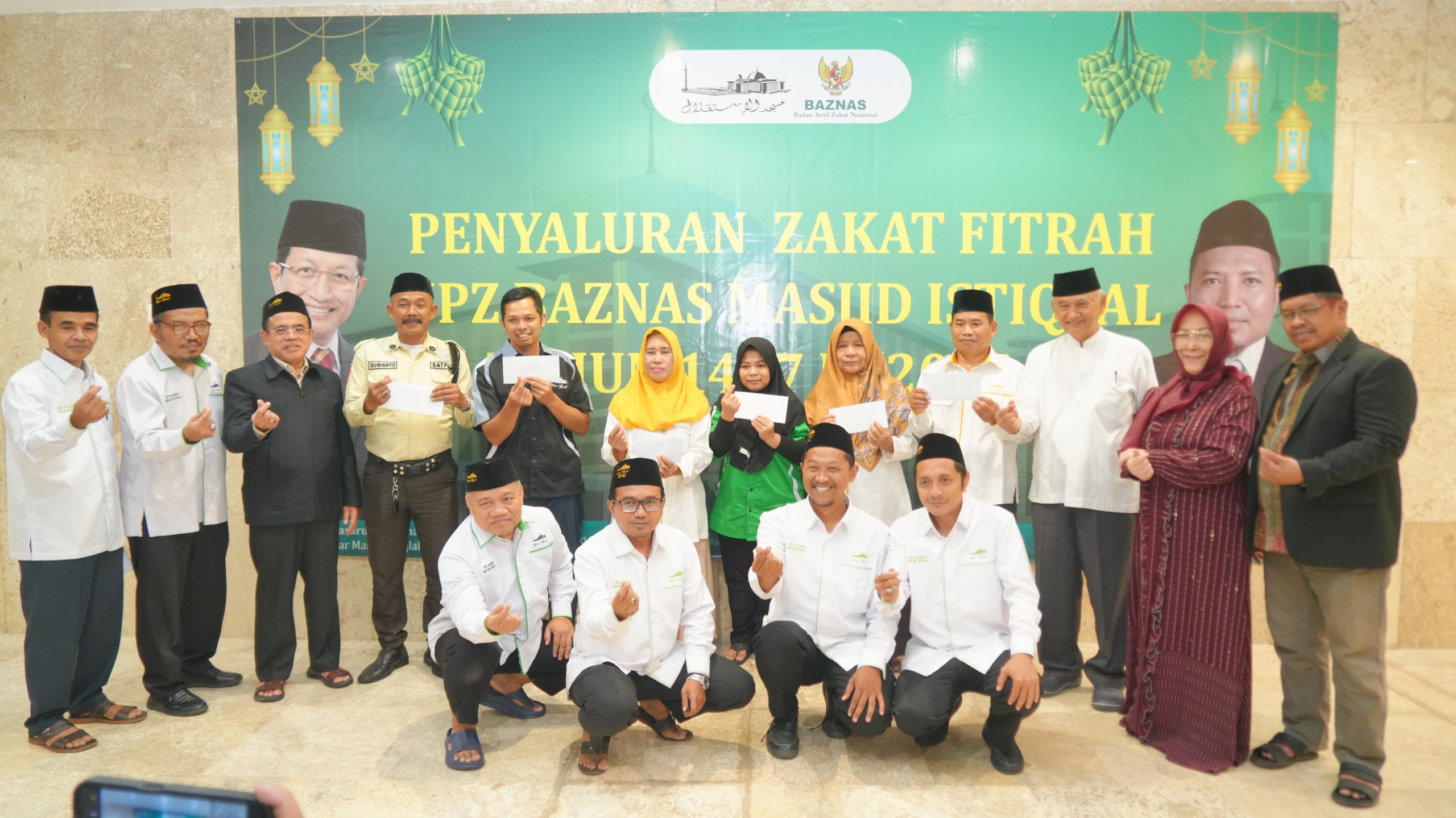 Pendistribusian Zakat Fitrah UPZ Baznas Masjid Istiqlal Ramadhan 1447 H