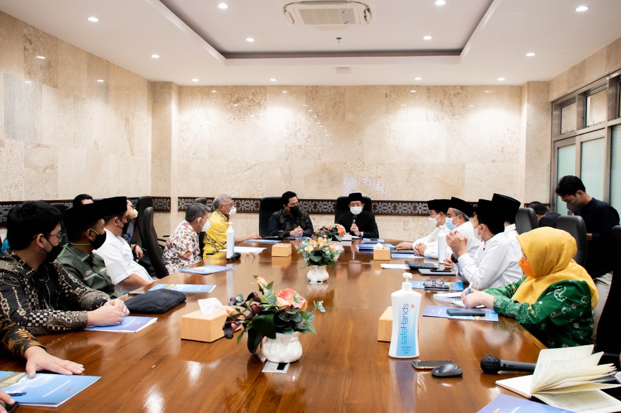Menteri BUMN  Erick Thohir Kunjungi Istiqlal untuk Pimpin Rapat Jelang Festival Istiqlal ke-3
