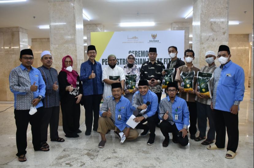 Masjid Istiqlal Distribusikan Zakat Fitrah Tahun 1443 Hijriah