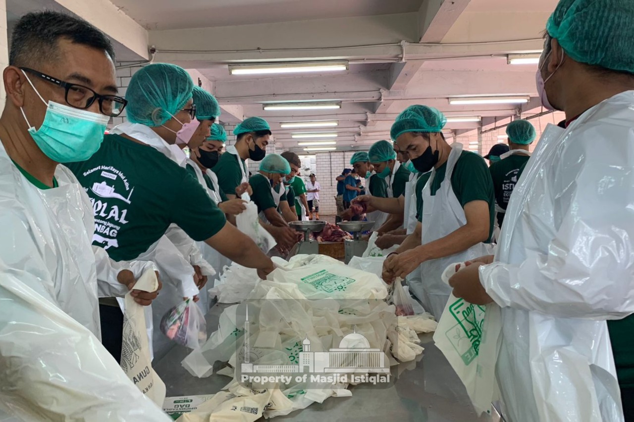 Masjid Istiqlal Selenggarakan Penyembelihan Hewan Kurban
