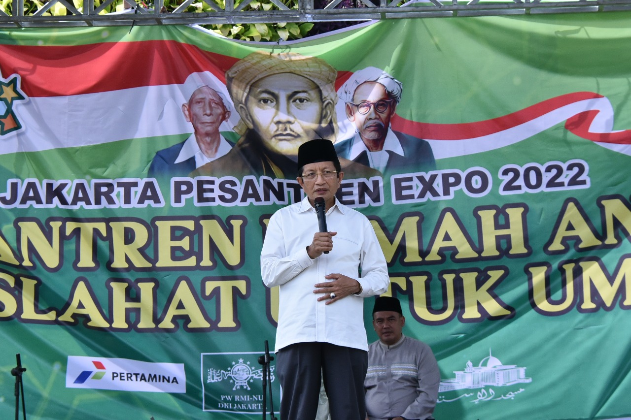 KH Nasaruddin Umar Resmikan Kegiatan Jakarta Pesantren Expo