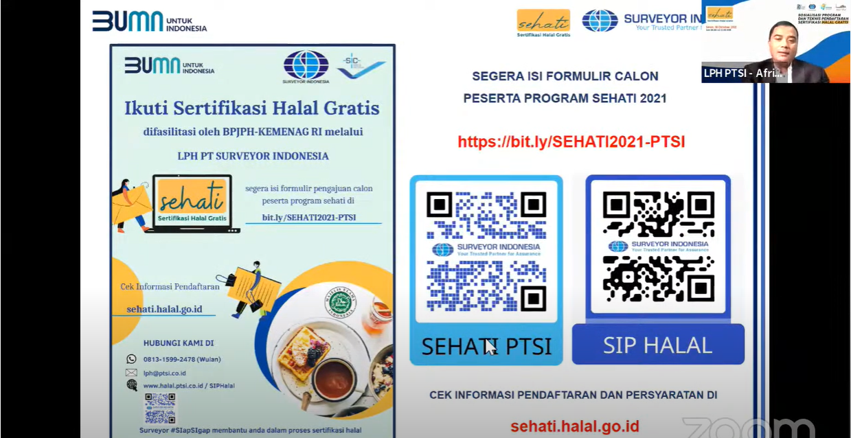 IIHC Sosialisasikan Program Sertifikat Halal Gratis, Simak Syaratnya