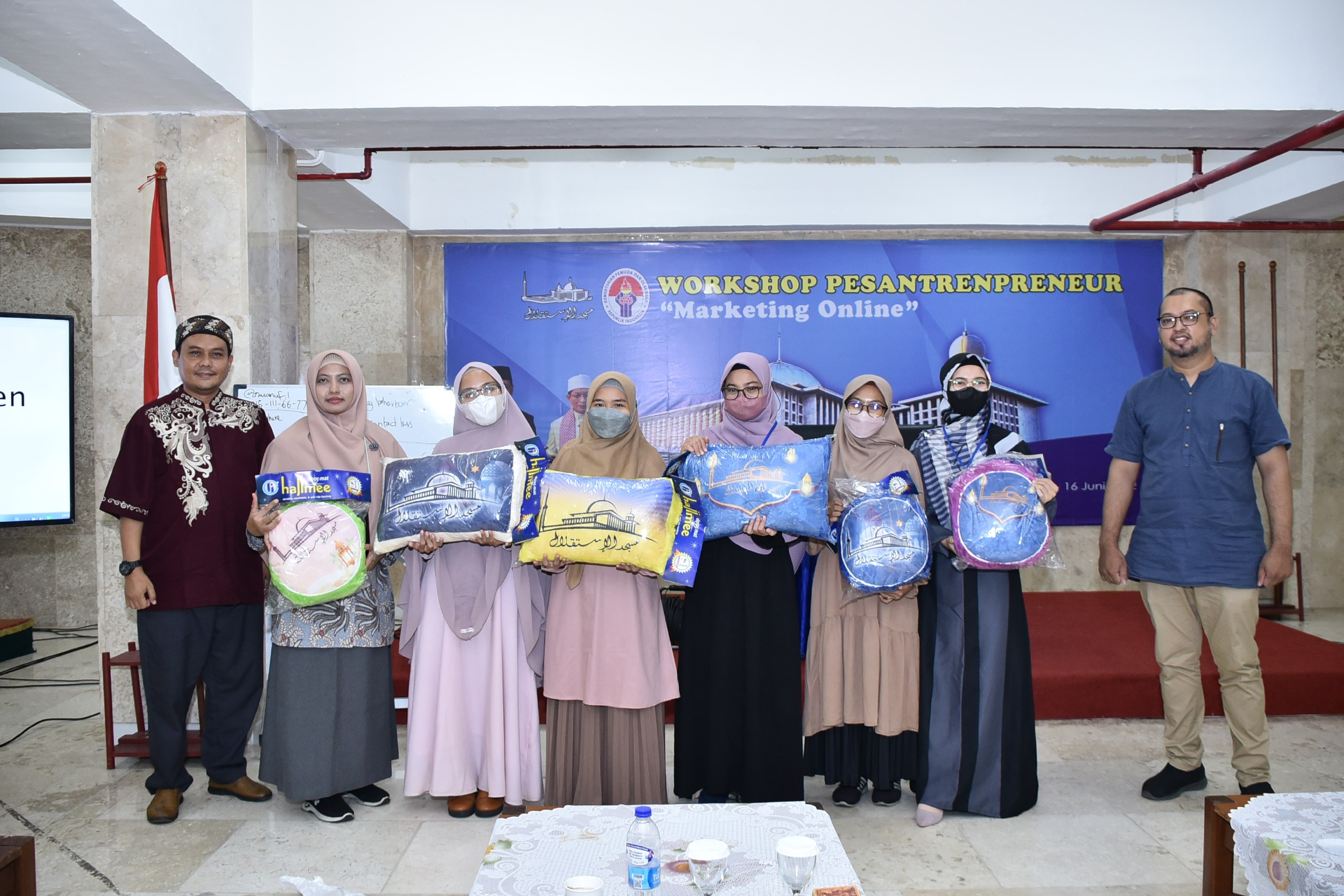 Belajar Marketing Online di Workshop Pesantrenpreneur Masjid Istiqlal