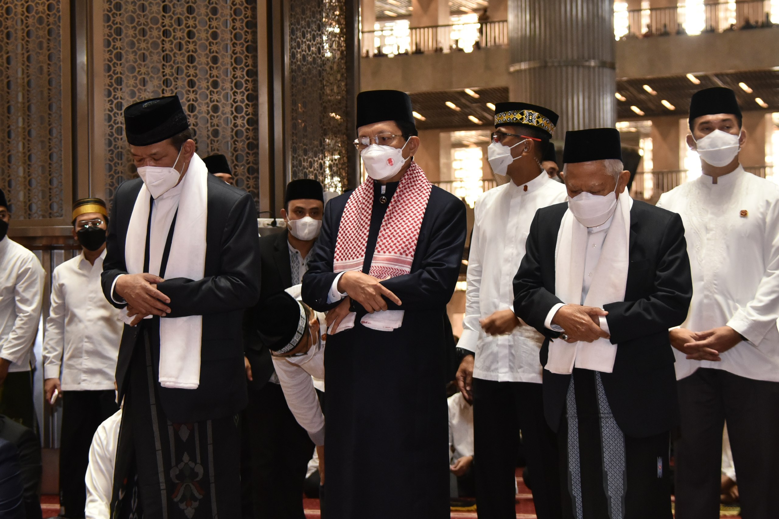  Shalat Idulfitri 1443 H di Masjid Istiqlal