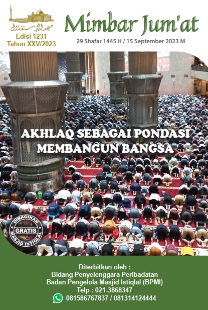 AKHLAQ SEBAGAI PONDASI MEMBANGUN BANGSA