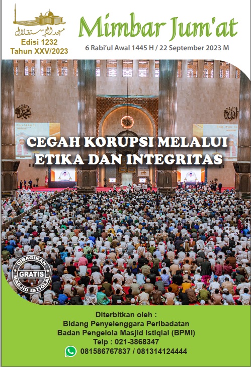 CEGAH KORUPSI MELALUI ETIKA DAN INTEGRITAS