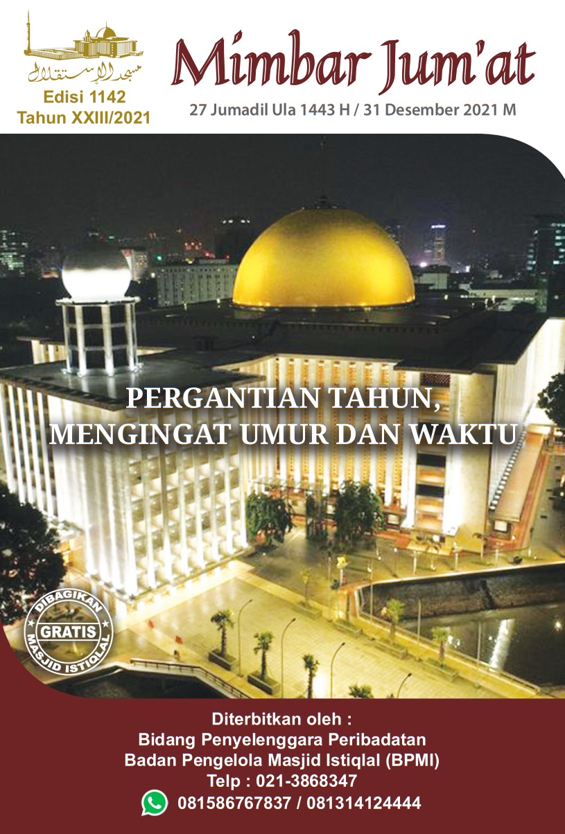 PERGANTIAN TAHUN, MENGINGAT UMUR DAN WAKTU