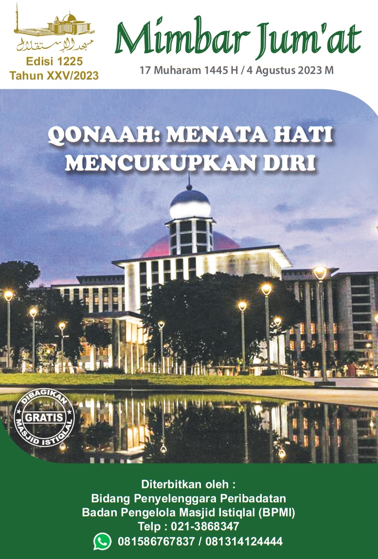 QONAAH: MENATA HATI MENCUKUPKAN DIRI