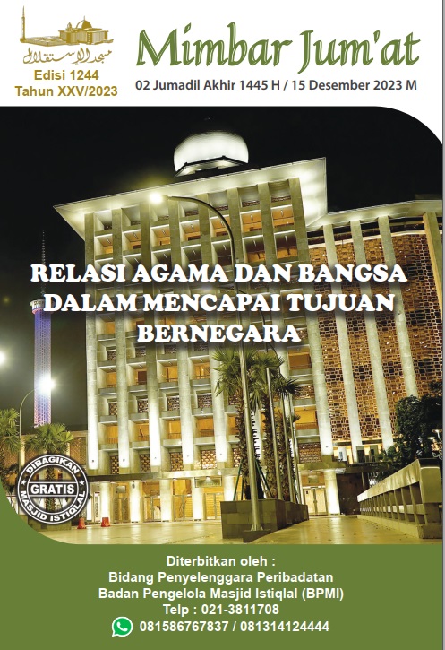 RELASI AGAMA DAN BANGSA DALAM MENCAPAI TUJUAN BERNEGARA